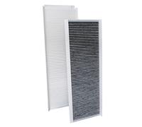 AllSpares Set di 2 filtri di ricambio classe di filtro G4 + filtro a carbone attivo adatto per impianto KWL con recupero del calore ComfoAir Q350/450/600 (500 x 158 x 21 mm/500 x 158 x 21 mm)
