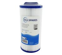 AllSpares Whirlpool - Cartuccia filtrante sostitutiva per Unicel 4CH-24 | Darlly SC717 | 40260 | Master Spas | Dream Maker | Saratoga Spa | LA Spas | Vita Spa | Ø120 x 250 mm | filettatura interna 38