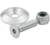 Allstar ALL18632 Performance - Kit di bulloni a testa svasata da 1/4" x 2,5 cm, con rondella OD da 1", confezione da 10