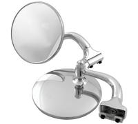 Allstar Performance ALL76401 - Specchietto laterale con testa in acciaio inox, diametro 10,2 cm, coppia