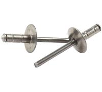 AllStar Professionale Lg Hd Rivetto Argento 250pk Multi Grip