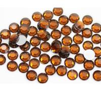Allstarco 1000PCS 4.5-5mm SS20 Brown Smokey Topaz .SZ Acrylic Flat Back Rhinestones for Jewelry Making And Face Painting Card Making Embelishments Plastic Crafts Gems