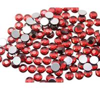 Allstarco 1000PCS 4.5-5mm SS20 Red Ruby .TM Acrylic Flat Back Rhinestones for Jewelry Making And Face Painting Card Making Embelishments Plastic Crafts Gems