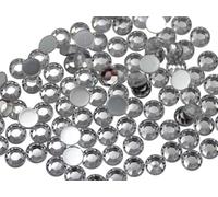 Allstarco 1000PCS 5mm SS21 Crystal Clear H102 Acrylic Flat Back Rhinestones for Jewelry Making And Face Painting Card Making Embelishments Plastic Crafts Gems