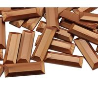 Allstarco 22x7mm Special Solid .S03 Rectangle Flat Back Rectangle Acrylic Rhinestones Plastic Gems for Crafts Costume Embelishments Card Making Jewels Jewelry Making Cosplay Jewels 40 PCS