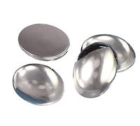 Allstarco 40 x 30 mm 1 37/162,6 cm x 1 3/16" grande ovale cabochon acrilico di alta qualità - 7 colori - 4 pezzi Crystal