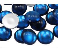 Allstarco KraftGenius - Perline cabochon rotonde in acrilico con retro piatto, 11 mm, per la creazione di gioielli, costumi, decorazioni per cosplay, 50 pezzi