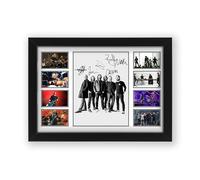 AllStarMedia Stampa artistica da parete ispirata a Tributo a Foo Fighters, edizione limitata, idea regalo per fan art, con cornice, formato A4 (30 x 21 cm)