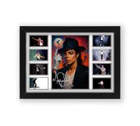 AllStarMedia Stampa artistica da parete ispirata alla musica pop con tributo a Michael Jackson, stampa artistica da parete con leggenda musicale in stile fan art, idea regalo per la casa, edizione