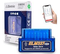 Allstric® Obd2 Auto Diagnostica. ELM 327 Lettore e Strumento di Analisi e Diagnostica. Obd2 Bluetooth. OBD Originale per Scansione. Obd2 Macchina Diagnosi Auto di Guasto ed Errori