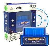 Allstric® Obd2 Auto Diagnostica. ELM 327 Lettore e Strumento di Analisi e Diagnostica. Obd2 Bluetooth. OBD Originale per Scansione. Obd2 Macchina Diagnosi Auto di Guasto ed Errori. OBD2 e CD