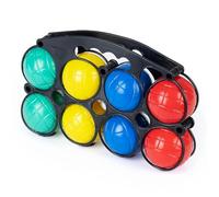 AllStyle By Patel Hillington, set di 8 bocce in plastica - Bocce per bocce francesi da giardino, gioco in giardino, divertimento per bambini e adulti