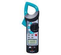Allsun 530134364 Pinza Amperometrica con Misura Temperatura e Frequenzimetro, Turchese