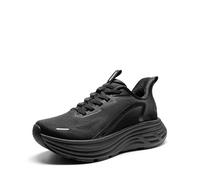 ALLSWIFIT Scarpe da passeggio da donna, senza maniche, con cuscino antiscivolo, comode, per allenamento, palestra, sport, atletica, alla moda, nero, 39 EU