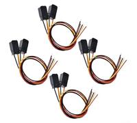 Allthingstore 4 paia di sensori fotoelettrici a infrarossi con sensore di rilevamento 2-30 cm risposta veloce 2 ms NPN NO uscita DC 5 V 30 cm cavo per relè e automazione industriale