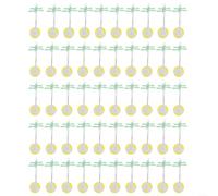 Allthingstore 50pcs Silicone Floating Seat Wire Holder Anti Entanglement Cable Clips per cavo elettrico bobina di alimentazione adatto per fili di dimensioni 0 6 5 0# (medio)