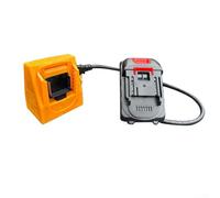 Allthingstore Adattatore convertitore batteria per batterie Ma-kita BL1830 BL1840 BL1850 BL1860 Power Tool Batteries- PP leggero portatile cavo adattatore base (2 slot)