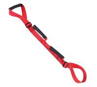 Allthingstore Cinghia ausiliaria da passeggio con grandi passanti per i piedi e comode maniglie progettate per riabilitazione emiplegica delle gambe e aiuto per la mobilità