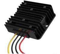 Allthingstore Convertitore di potenza step-up da 12 V a 24 V CC-CC, uscita 12 A, custodia impermeabile IP68, con fusibile e set completo di protezioni di sicurezza elettriche (da 12 V a 24 V, 12 A)