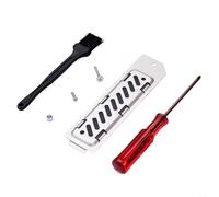 Allthingstore Copertura antipolvere di espansione SSD per PS5 Slim e Pro con corpo in metallo e ventilazione integrata per lavorare insieme alla ventola interna per un migliore controllo della