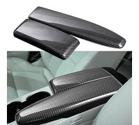 Allthingstore Copertura interna del bracciolo della console centrale,Copertura del pannello del bracciolo in fibra di carbonio,Trim per Mercedes Benz W204 Classe C W212 Classe E GLK X204