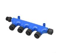 Allthingstore Marine T Splitter connettore M125P 37 vie per NMEA 2000 spina dorsale goccia con serratura filettata e IP67 impermeabile per collegamento del sensore (1 maschio a 5 femmine)