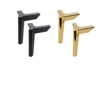 Allthingstore Migliora la tua casa con le robuste gambe per mobili in acciaio al carbonio progettate per l'uso (oro 8 cm)