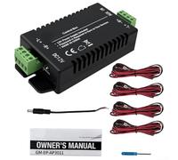 Allthingstore Modulo altoparlante wireless 4.0 con design anti-interferenza per camper, yacht, ATV e sistema audio auto, 12 V 4 x 30 W, alloggiamento compatto in plastica nera