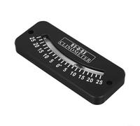 Allthingstore Per Avalanche Pendenza Meter Inclinometro Trail Pitch Angle Strumento di Misura Ad Alta Risoluzione Per Navigazione Marina Nero 25-0-25 (25-0-25)