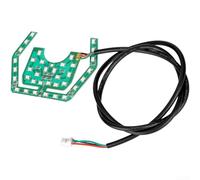 Allthingstore Per KuKirin A1 Scooter elettrico telaio anteriore accessorio luce ambientale, ABS verde ricambio per chiara visibilità notturna