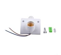 Allthingstore Per portalampada E27 con sensore PIR del corpo umano, angolo di rilevamento di 120 gradi, distanza di rilevamento 3 8 metri, AC110 240V, luminosità regolabile per la conservazione e