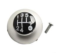 Allthingstore Pomello del cambio per Fiat per 500 per 500C 2007 2018 5 marce leva testa per un tocco sportivo (argento)