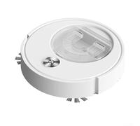 Allthingstore Robot aspirapolvere 3 in 1, design super sottile da 5 cm per pavimenti duri, ricaricabile tramite USB, mocio automatico a basso rumore, bianco (8088-25 bianco)