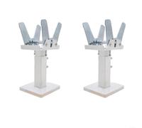 Allthingstore Staffa di supporto regolabile del pavimento del radiatore 14-21cm di altezza della costruzione d'acciaio con le ancore di espansione per i riscaldatori del pannello