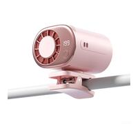 Allthingstore Ventola USB portatile con 199 regolazioni di velocità e supporto multi posizione e prestazioni ultra silenziose sotto i 36 dB (versione aggiornata rosa)