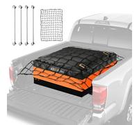 AlltoAuto Borsa da carico per camion con rete di carico, 100% impermeabile 600D resistente, si adatta a qualsiasi dimensione del camion (130 x 100 x 56 cm) 26 piedi cubi, semplice e comoda da