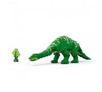 alltogetho Kit di costruzione di dinosauri antistress, micro mini blocchi di Tanystropheus verde, 45 cm, realistico, triassico a collo lungo, giocattolo da assemblare, elegante decorazione per la casa