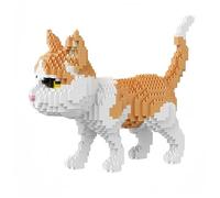 alltogetho Set di Blocchi da Costruzione Mini Gatto - Mattoncini Micro Gialli 1400PCS per Adulti, Giocattolo da Collezione per Amanti dei Gatti, La Scelta di Decorazioni Regalo per l'Eleganza della