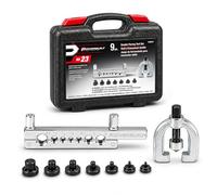 Alltrade Powerbuilt 648610 - Utensile per svasatura doppia, 9 pezzi, colore: argento