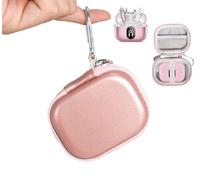 Alltravel Custodia per auricolari wireless Btootos A90 Pro, cuffie Bluetooth 5.4 Bass Stereo (oro rosa)