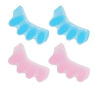 Alluce valgo orthese - Spalmatore per dita in gel morbido, riutilizzabile, separatore per dita invisibile, compatibile Hallux Valgo, set di 4 pezzi Orthese Alluce Valgus uomo donna