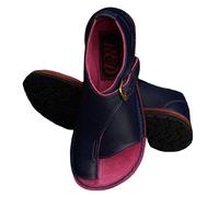Alluce Valgo Ortopedico Sandali da Donna,Casuale Leggero Alluce Valgo Pantofole Piatte,Estate Romano Signore Infradito da Spiaggia,per Fascite Plantare/Correzione del Piede (Color : Purple, Size : 4