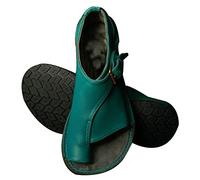 Alluce Valgo Ortopedico Sandali da Donna,Casuale Leggero Alluce Valgo Pantofole Piatte,Estate Romano Signore Infradito da Spiaggia,per Fascite Plantare/Correzione del Piede (Color : Blue, Size : 36