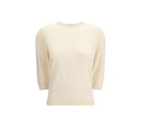 Allude Beige Cashmere Sweater - S