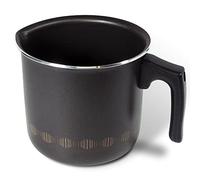 Alluflon Costanza Bollilatte con Beccuccio 12cm, Alluminio Alimentare, Nero, 12 cm