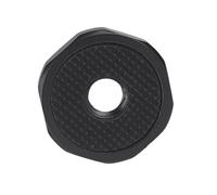 Alluminio 1 / 4 "/ 3 / 8" Hot Shoe Mount Microfono Manopola di bloccaggio Fotografia Treppiede Testa Microfono Accessori Forte Alluminio Distanziale