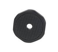 Alluminio 1 / 4 "/ 3 / 8" Hot Shoe Mount Microfono Manopola di bloccaggio Fotografia Treppiede Testa Microfono Accessori Forte Alluminio Distanziale