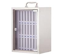 Alluminio - 24 slot C con maniglia per ufficio e aula Design pratico per un facile accesso e un ordine ordine