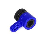 Alluminio 25T Scarico Servo Horn RC Parti Aggiornate per LOSI 1/18 Mini LMT 4X4 ARRMA 1/18 Typhon GROM Granito AXIAL 1/18 UTB18 Capra RC Auto (blu)