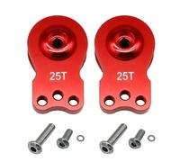 Alluminio 25T Servo Saver 3 fori regolabile Hi-Torque Servo Horn Compatibile con 1/8 1/10 RC Auto Crawler SCX10 Boat Capra TRX4 TRX6 RC Boat Parts